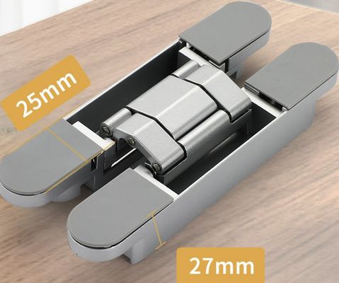 Zinklegierung Schwere unsichtbare Scharniere 120 kg Ladekapazität für Türen 18-22 mm